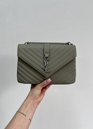 Кожаная сумка в стиле Yves Saint Laurent