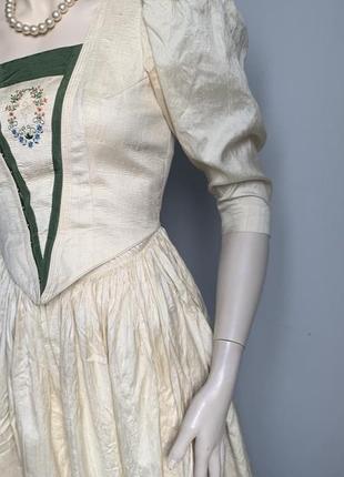 Винтажное платье пышный рукав /встрийское платье стиль laura ashley10 фото