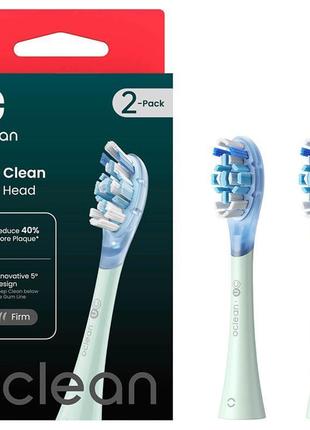 Насадка для зубної електрощітки oclean ug01 g02 ultra gum care brush green (2 шт) (6970810553536)