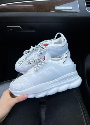 Versace chain react white  blv0025