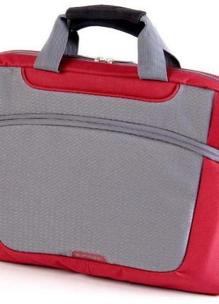 Сумка для ноутбука sumdex pon-318rd 16" red/grey