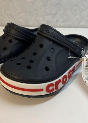 Crocs детские j1 новые темно синие