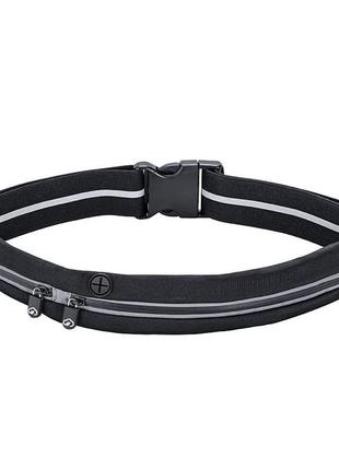 Поясна сумка yunmai sports waist bag black (ymwp-n301)