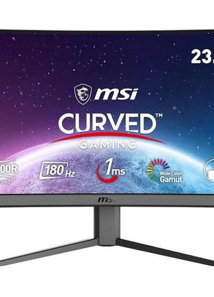 Монітор msi 23.6" optix g24c4 e2 va black curved 180hz