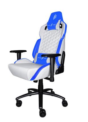 Крісло для геймерів 1stplayer dk2 blue-white5 фото