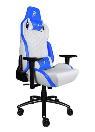Крісло для геймерів 1stplayer dk2 blue-white4 фото