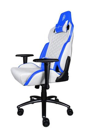 Крісло для геймерів 1stplayer dk2 blue-white6 фото