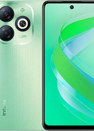 Смартфон infinix smart 8 x6525 4/128 gb dual sim crystal green