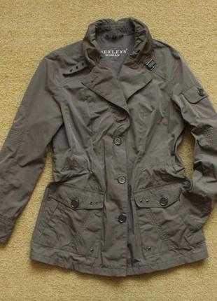 Куртка ветровка тренч пиджак от bexleys пояс регулируемый весна-осень р. 36-382 фото