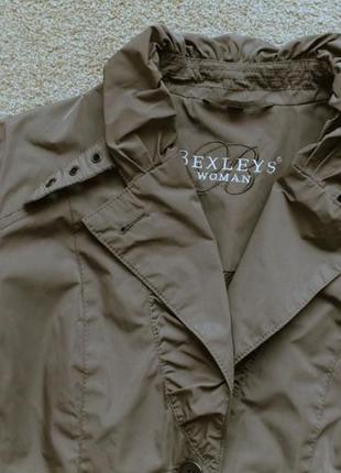 Куртка ветровка тренч пиджак от bexleys пояс регулируемый весна-осень р. 36-385 фото
