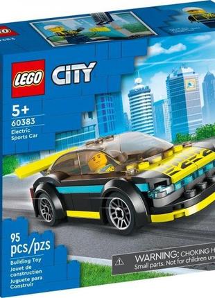Конструктор lego city електричний спортивний автомобіль, 95 деталей 60383