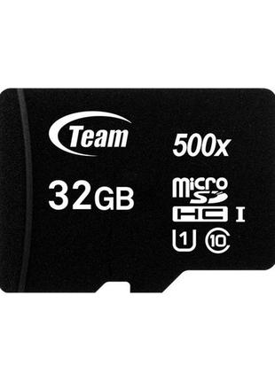 Карта пам'яті microsdhc 32gb uhs-i class 10 team (tusdh32gcl10u02)