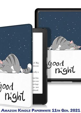 Чехол-книжка becover smart для amazon kindle paperwhite 11th gen. 2021 good night (707213)