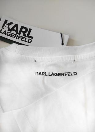 Футболка karl lagerfeld 2024, футболка карл лагерфельд, жіноча футболка карл лагерфельд5 фото