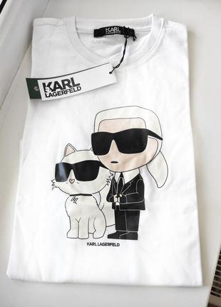 Футболка karl lagerfeld 2024, футболка карл лагерфельд, жіноча футболка карл лагерфельд