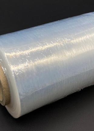 Стрейч пленка 165 мм прозрачная вторичная 600 грамм для упаковки в рулоне