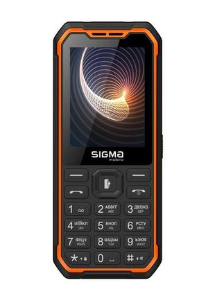 Мобiльний телефон sigma mobile x-style 310 force type-c dual sim black-orange
