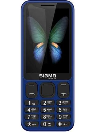 Мобiльний телефон sigma mobile x-style 351 lider dual sim blue_