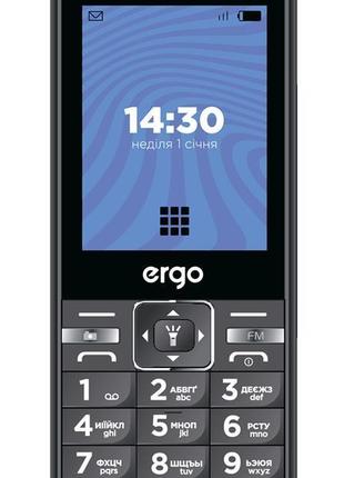 Мобильный телефон ergo e281 dual sim black