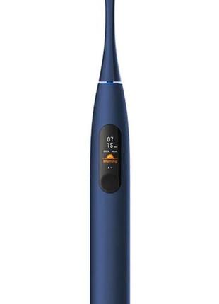 Розумна зубна електрощітка oclean x pro digital electric toothbrush dark blue (6970810553482)