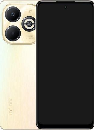 Смартфон infinix smart 8 plus x6526 4/128 gb dual sim shiny gold