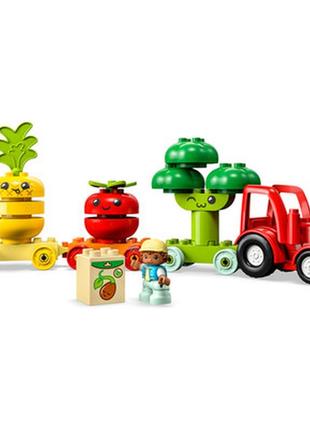 Конструктор lego duplo трактор для фруктів і овочів, 19 деталей 109823 фото