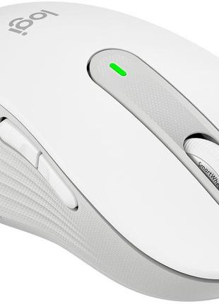 Мишка бездротова logitech signature m650 l left (910-006240) off-white usb