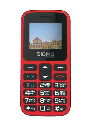 Мобільний телефон sigma mobile comfort 50 hit 2020 dual sim red (4827798120958)