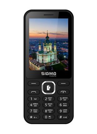 Мобiльний телефон sigma mobile x-style 31 power type-c dual sim black