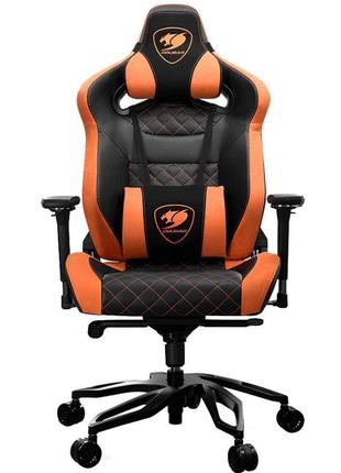 Кресло для геймеров cougar armor titan pro black/orange