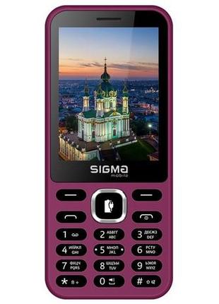 Мобiльний телефон sigma mobile x-style 31 power type-c dual sim purple