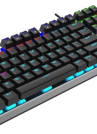 Клавіатура aula mechanical f2066-ii krgd blue rainbow backlit (6948391234526)2 фото