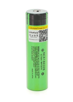 Акумулятор liitokala 18650 li-ion 3400 mah green