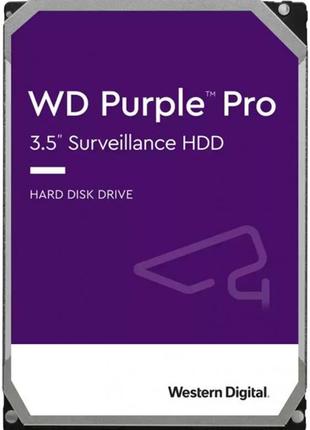 Накопитель hdd sata 12.0tb wd purple pro 7200rpm 256mb (wd121purp)