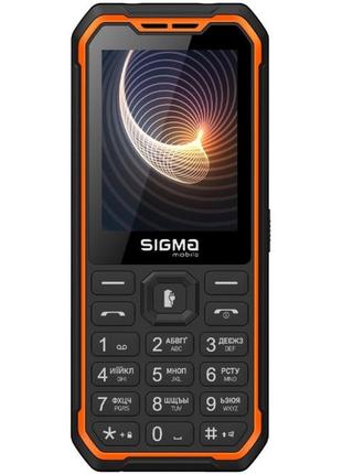 Телефон sigma mobile x-style 310 force type-c dual sim black-orange (код товару:33234)