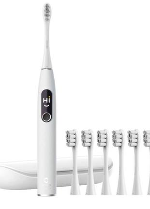 Розумна зубна електрощітка oclean x pro elite set electric toothbrush grey (6970810552089)