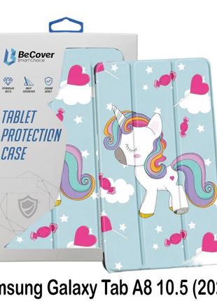 Чехол-книжка becover smart для samsung galaxy tab a8 sm-x200/sm-x205 unicorn (707578)