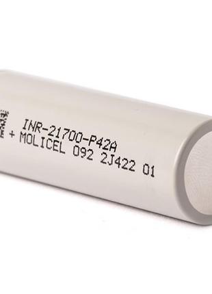 Акумулятор molicel 21700 li-ion 4200 mah