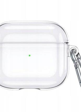 Чохол usams us-bh740 silicon для apple airpods 3 transparent (bh740ap01)