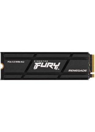 Накопичувач ssd 4.0tb kingston fury renegade with heatsink m.2 2280 pcie 4.0 x4 nvme 3d tlc (sfyrdk/4000g)