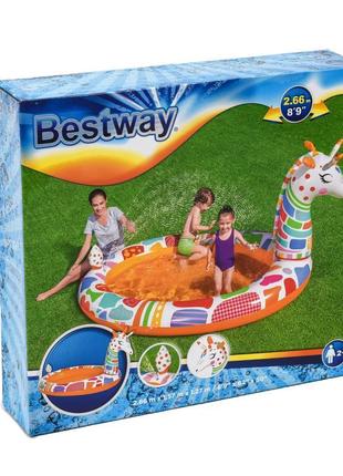 Бассейн bestway "жираф", 266х157х127 см