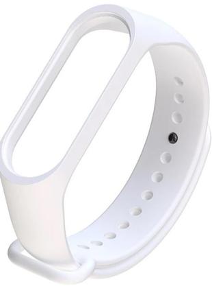 Ремінець black rock для фітнес браслета xiaomi mi band 3, mi band 4, white