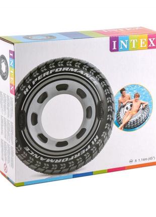 Круг intex "шина", 114 см