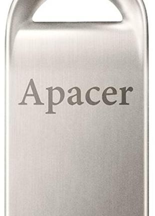 Флеш-накопичувач usb 64gb apacer ah115 silver (ap64gah115s-1)