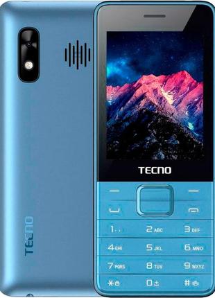 Мобiльний телефон tecno t454 dual sim blue (4895180745997)