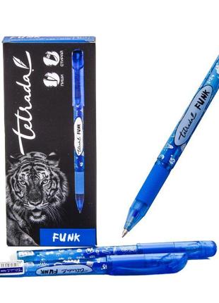 Ручка гелева самостираюча "пиши - стирай" funk hg-215 0,7 мм (синя)