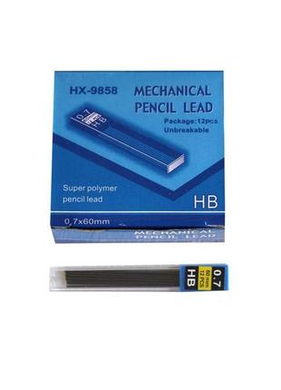 0427 kl грифелі для механічного олівця 07 мм нв
