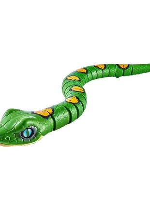Интерактивная змея zuru robo alive двигается, рот светится зеленая 7150-1