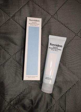 Torriden dive-in watery moisture sun cream – сонцезахисний крем з гіалуроновою кислотою spf50+ 60мл