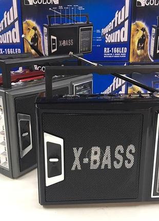 Радіоприймачі-golon-rx-166led/usd+sd (30 шт./ярд.)